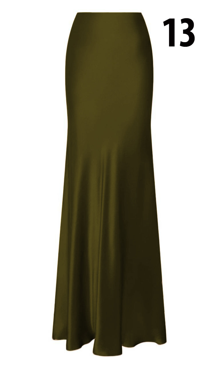 Silk Satin Skirts