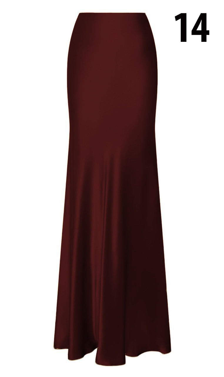 Silk Satin Skirts