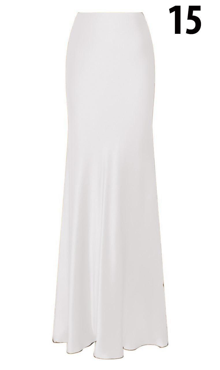 Silk Satin Skirts