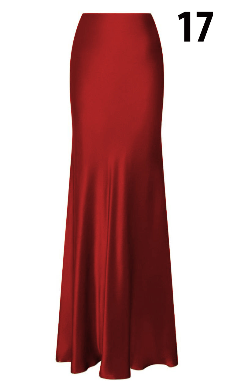 Silk Satin Skirts