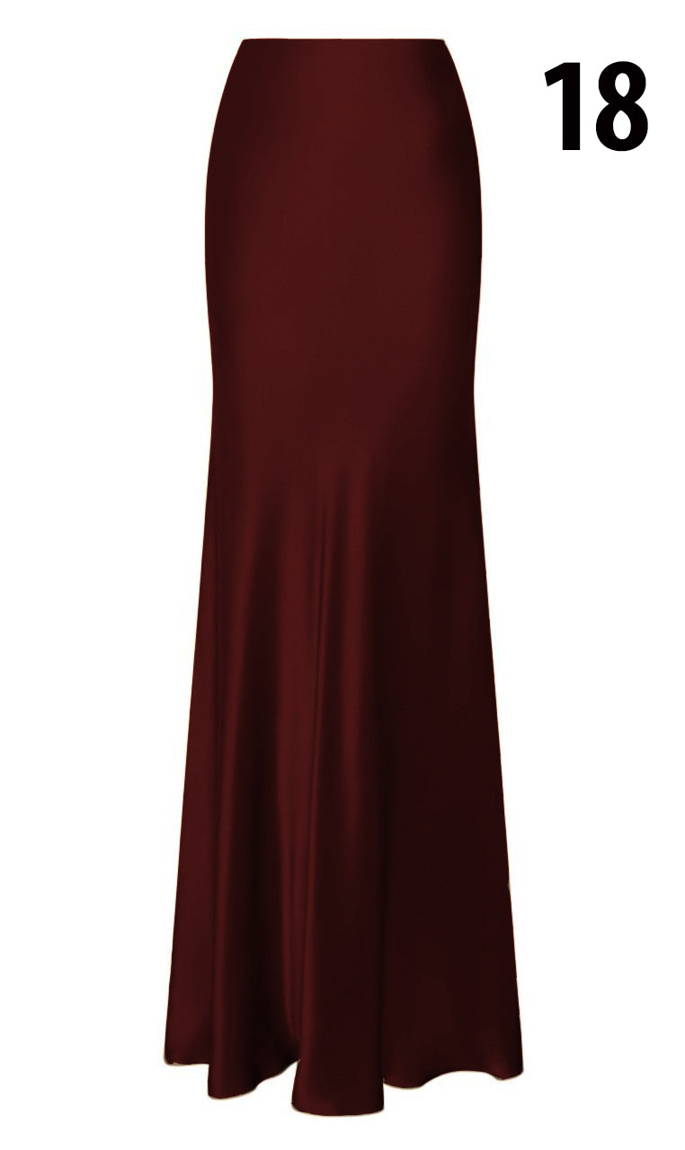 Silk Satin Skirts