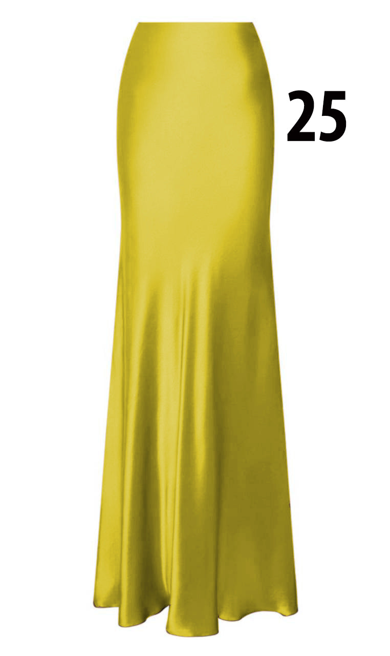 Silk Satin Skirts
