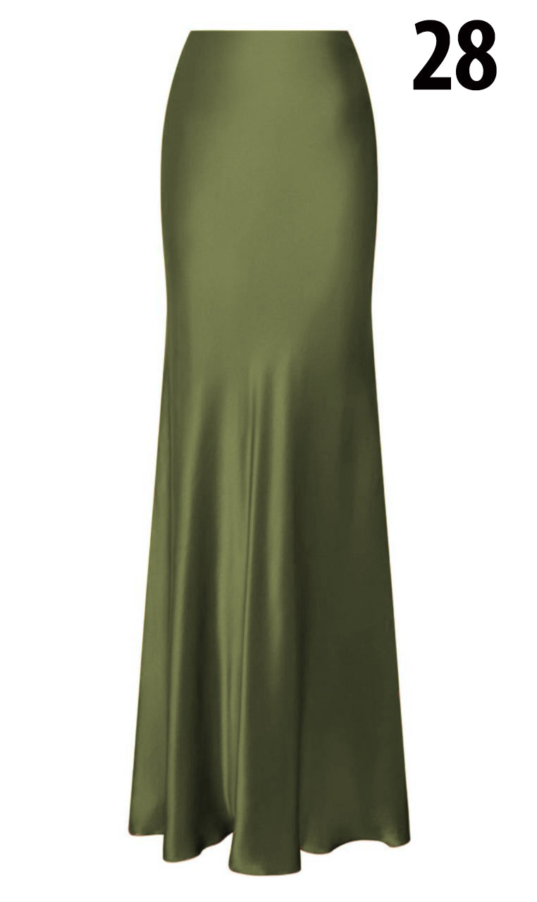 Silk Satin Skirts