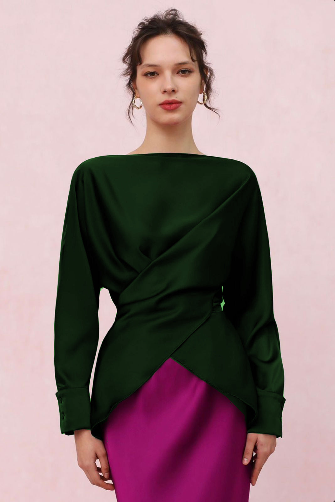 Silk Wrapped Tops