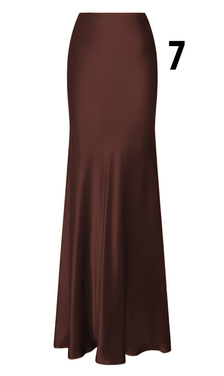 Silk Satin Skirts