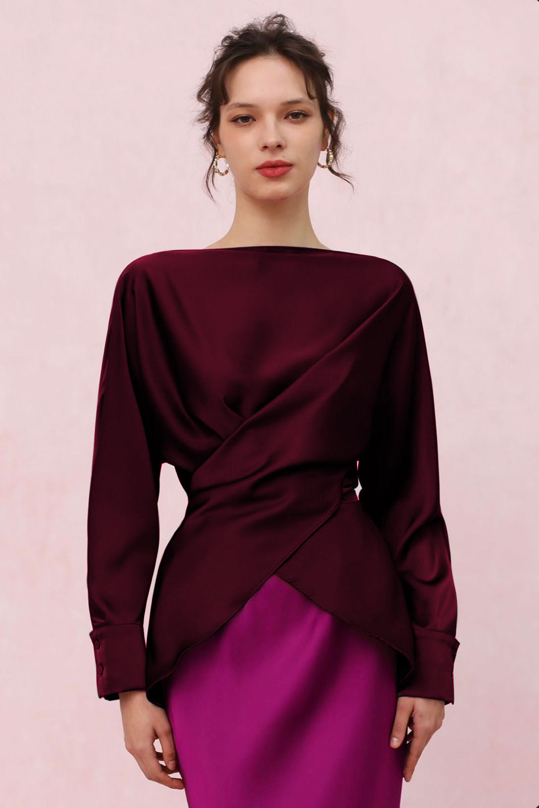 Silk Wrapped Tops
