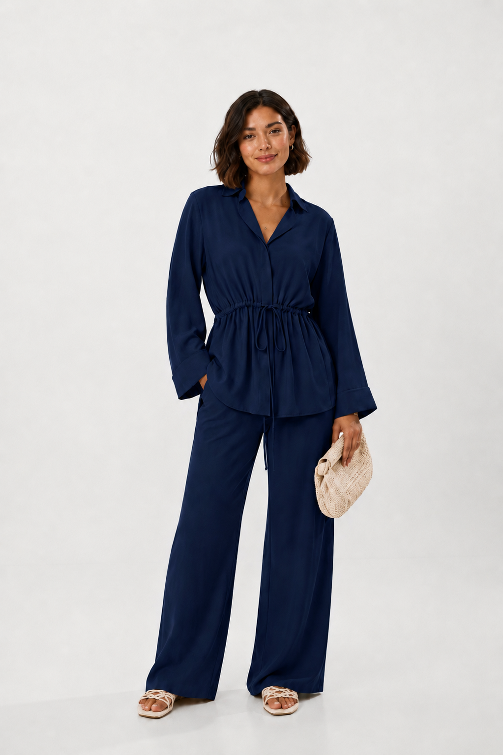 Nia String Set | Navy Blue