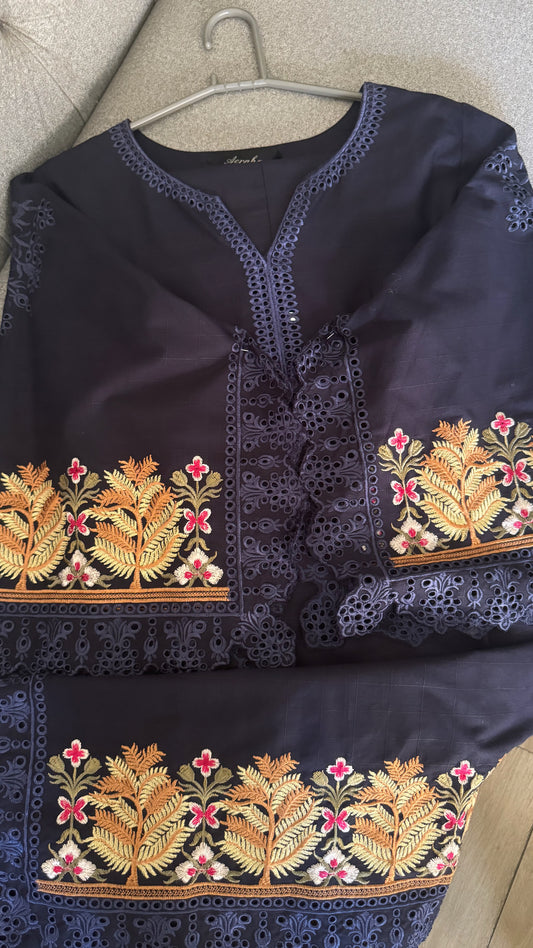 Rafia Set - Navy Blue