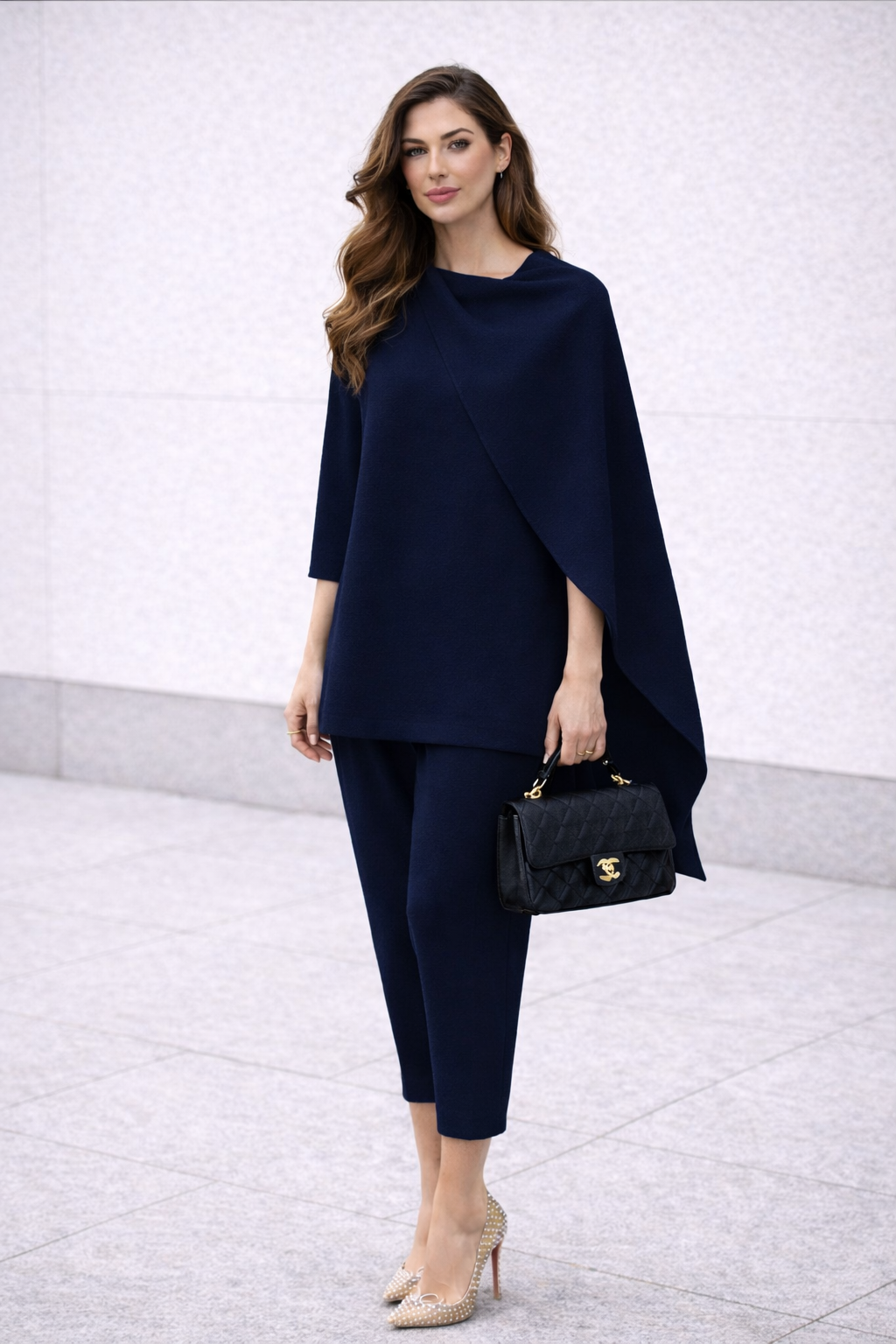 Croissant Set | Navy Blue