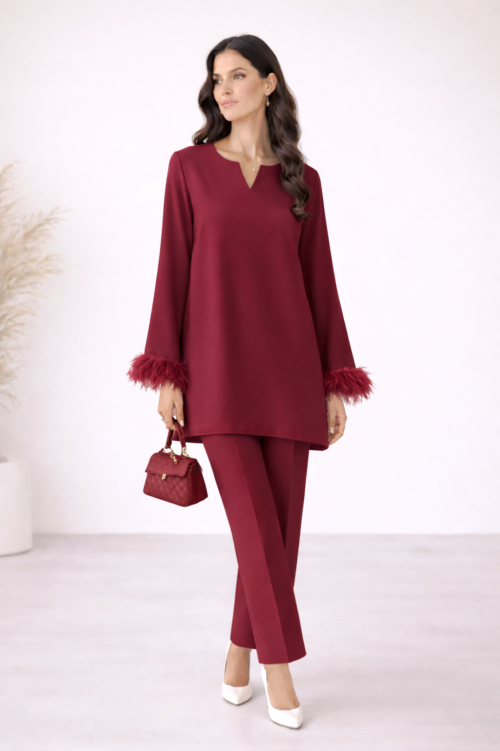 Ostrich Feather Trim Sets