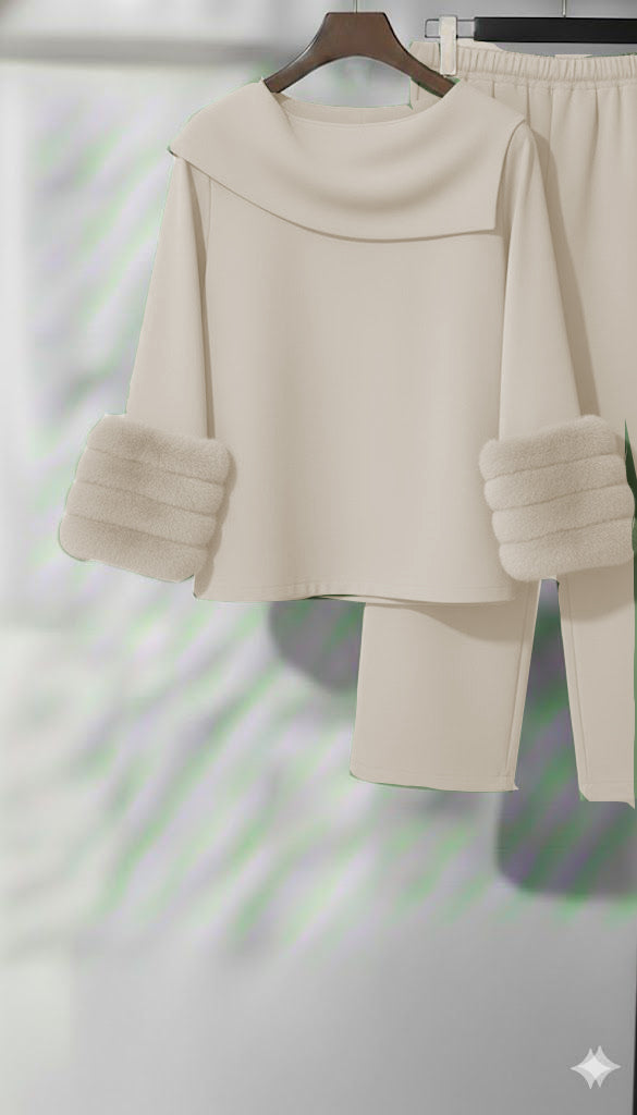 Lined Fur - Set | Cream