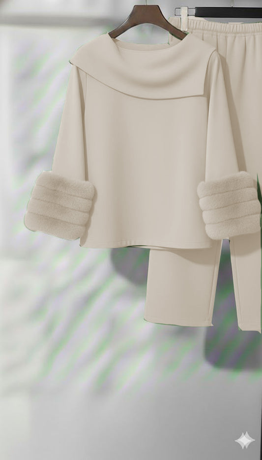 Lined Fur - Set | Cream