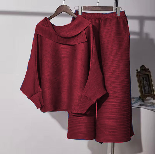 Ripple Set Deep Red