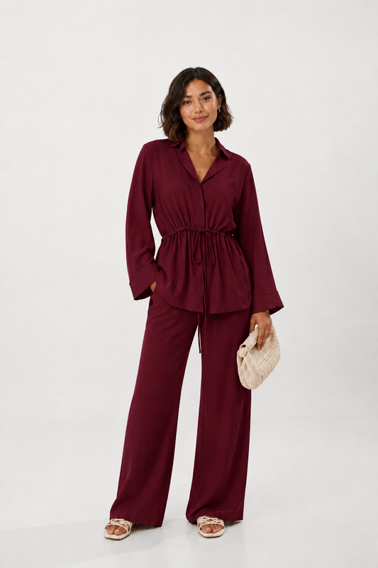 Nia String Set | Burgundy