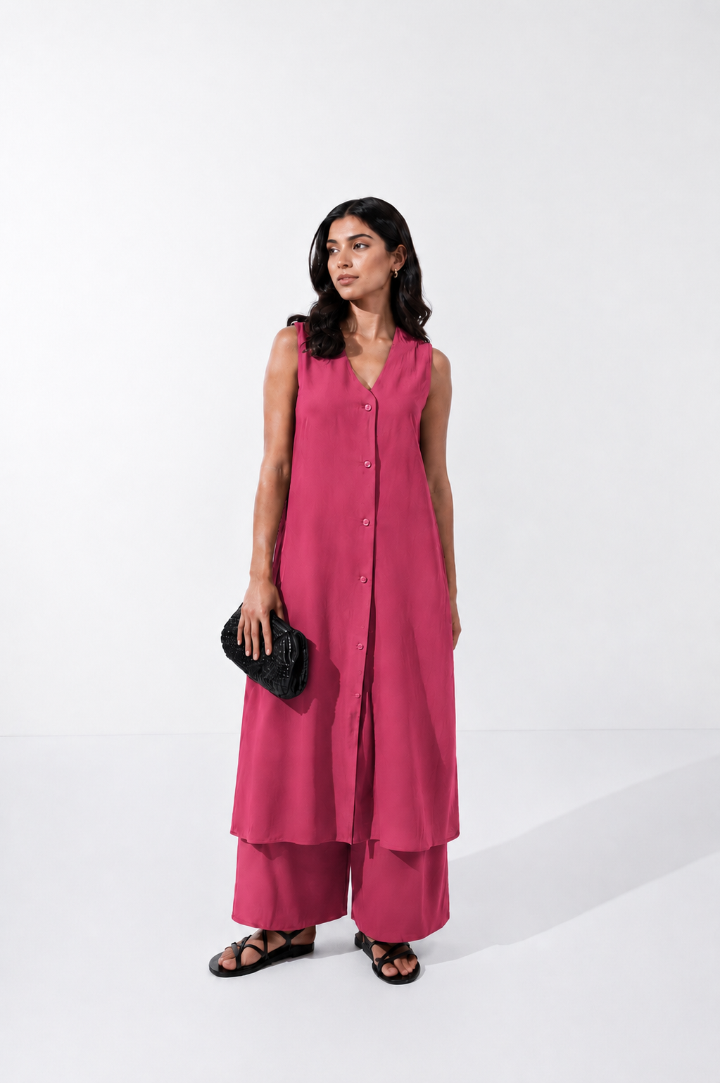 Rafia Set | Hot Pink