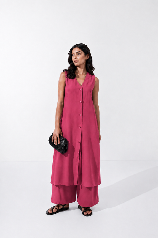 Rafia Set | Hot Pink